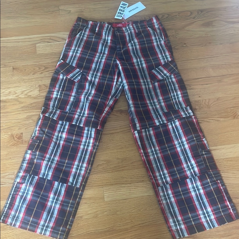 Worship brand Plaid Cargo Pants